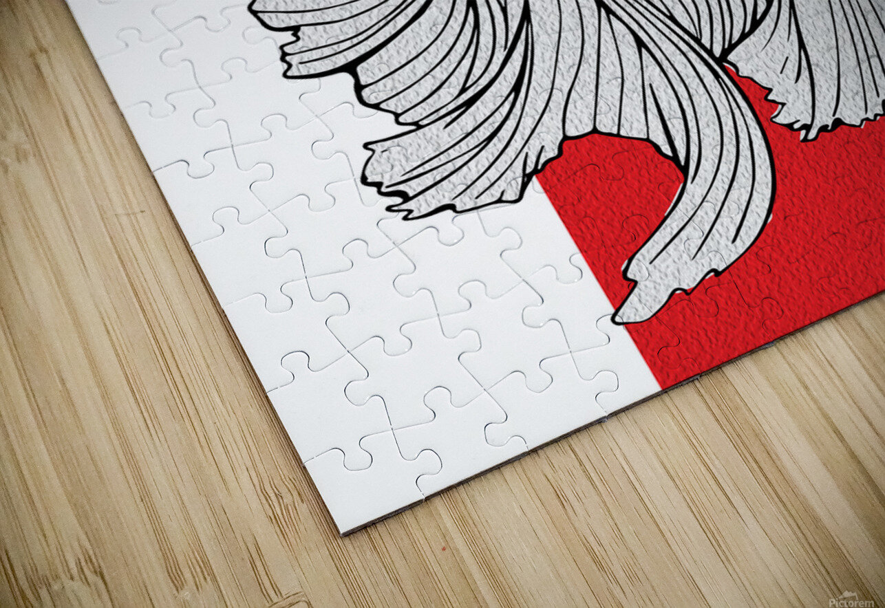 Graceful Betta Fish Line Art – Japanese Minimal Ramy Salah Hefny Puzzle