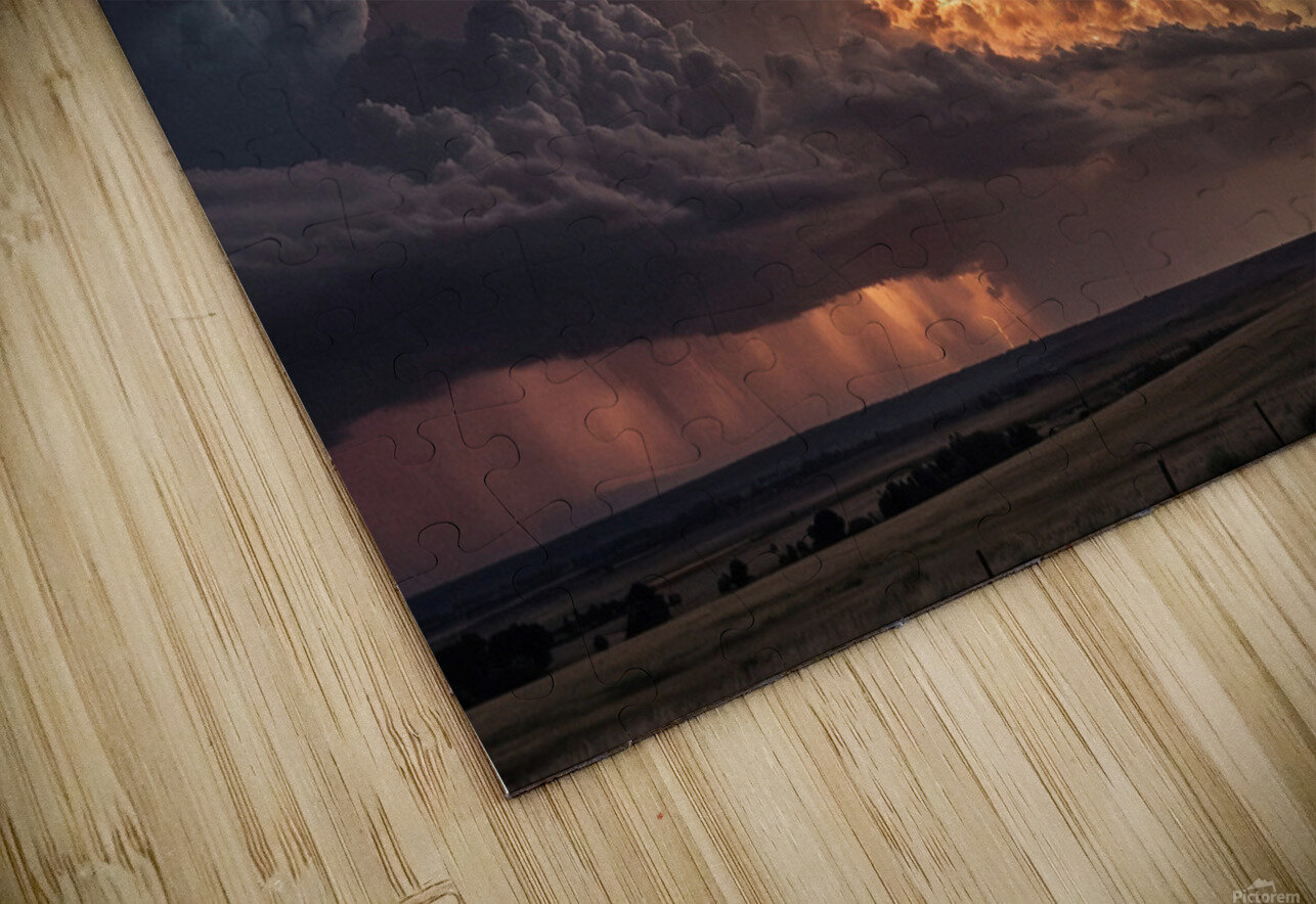 Sky. Dance of lightning and fire. NAOUAL HESSOUNI Puzzle