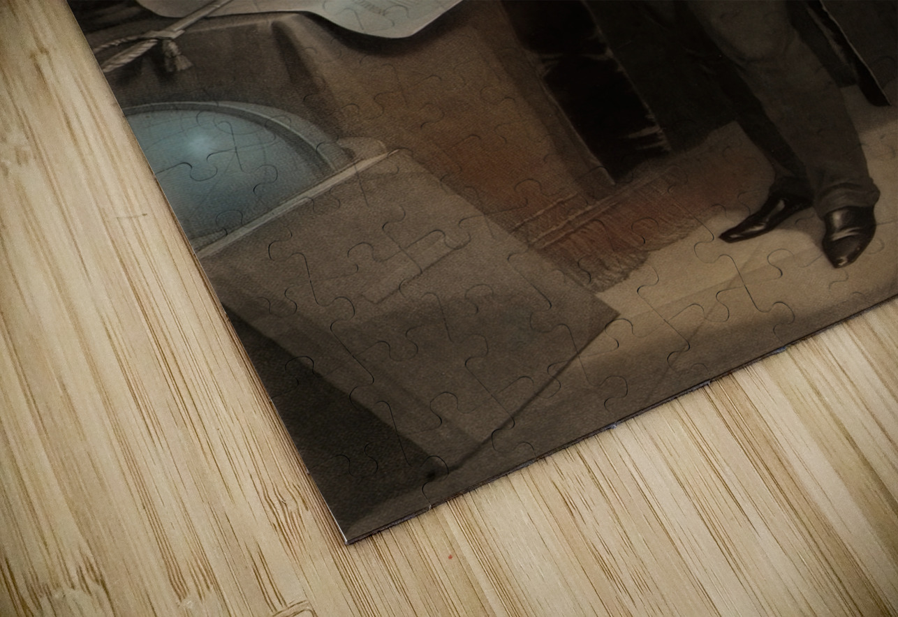 William Henry Harrison [1808–1897] by John Sartain [1808–1897] MyCozyFineArt Puzzle