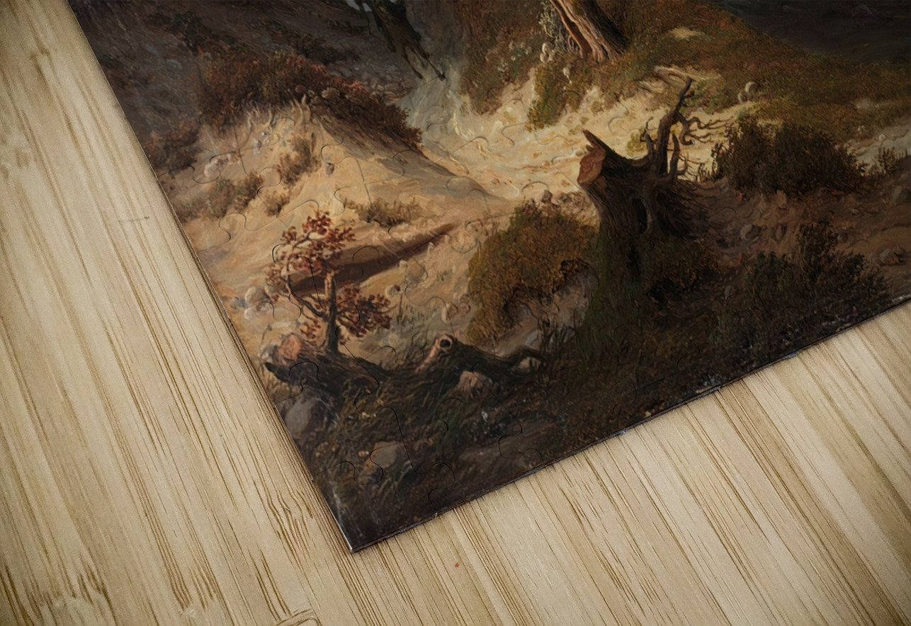 Stormy Landscape with a Rider [1835] by Thomas Fearnley [1802–1842] MyCozyFineArt Puzzle