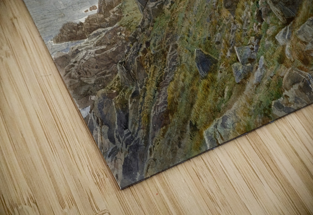 Graycliff. The Artist’s Home. Newport. Rhode Island [1882] by William Trost Richards [1833–1905] MyCozyFineArt Puzzle