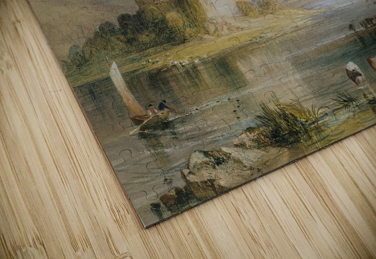 Kilchurn Castle [c. 1839] by William Andrews Nesfield [1793–1881] MyCozyFineArt Puzzle