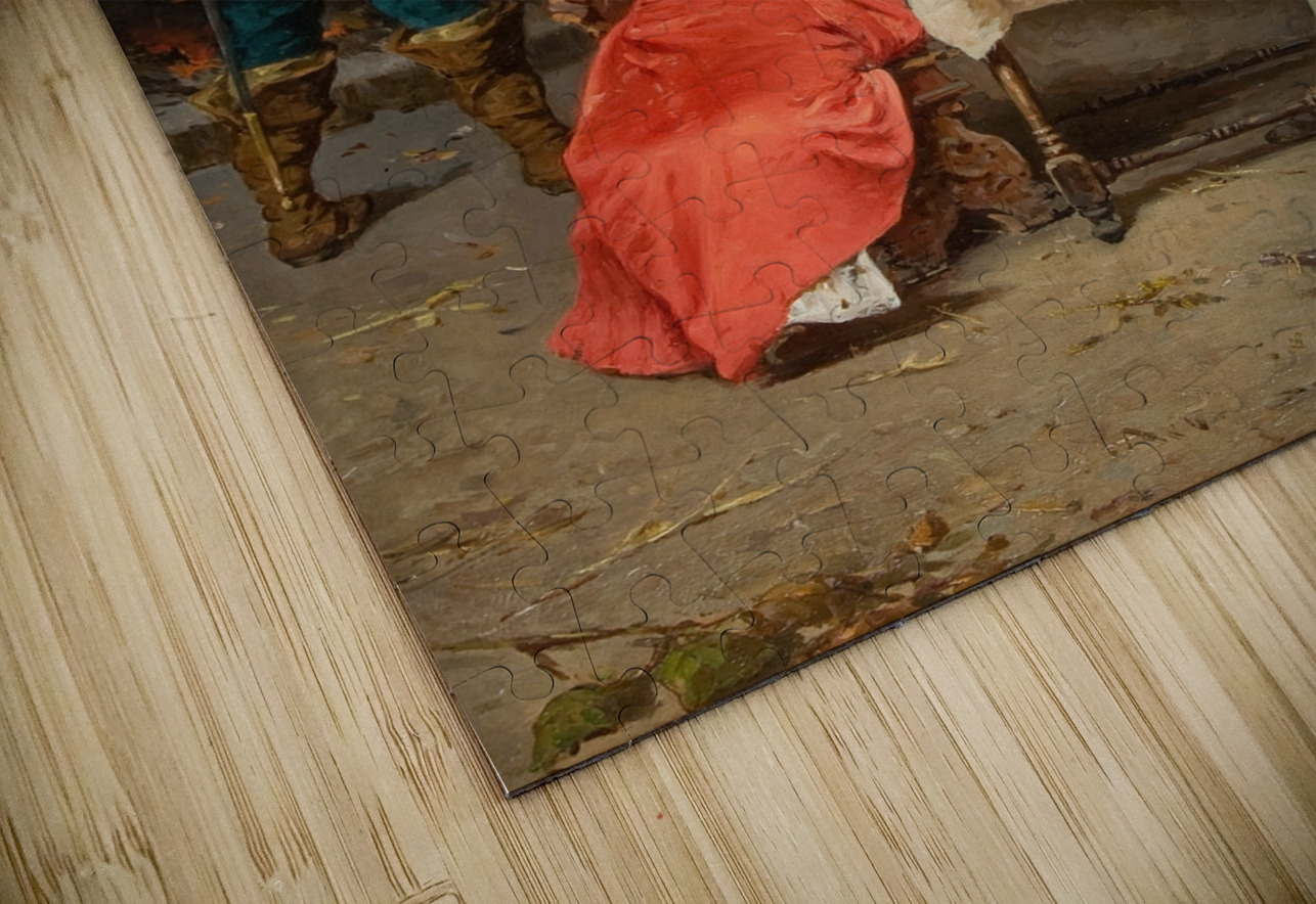 The Courtship by Francesco Peluso [1836–1916] MyCozyFineArt Puzzle