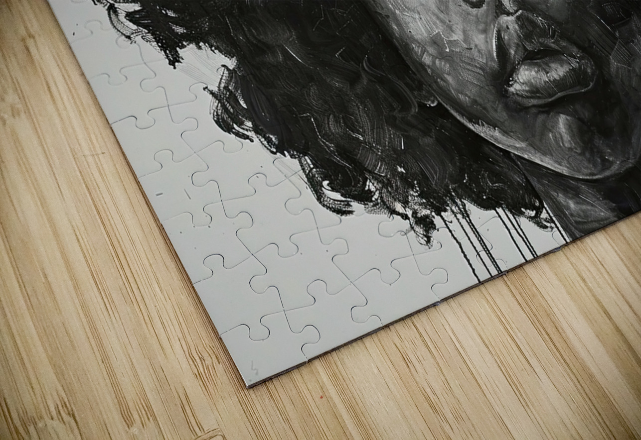 Afro Radiance Portrait 2398N 65 Abstract Rebellion Puzzle