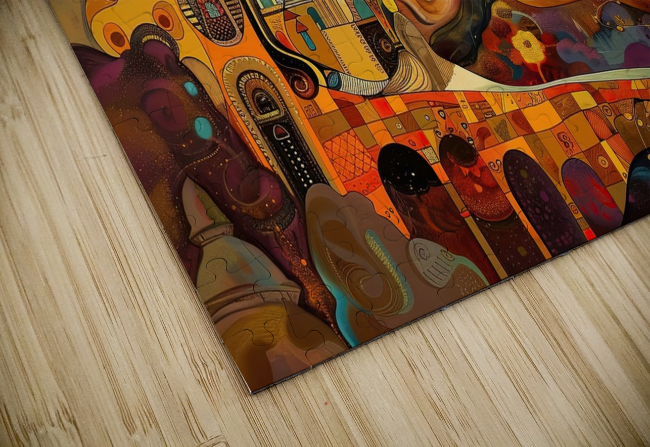 Celestial Cityscape Dream H92N3Z 62 Abstract Rebellion Puzzle