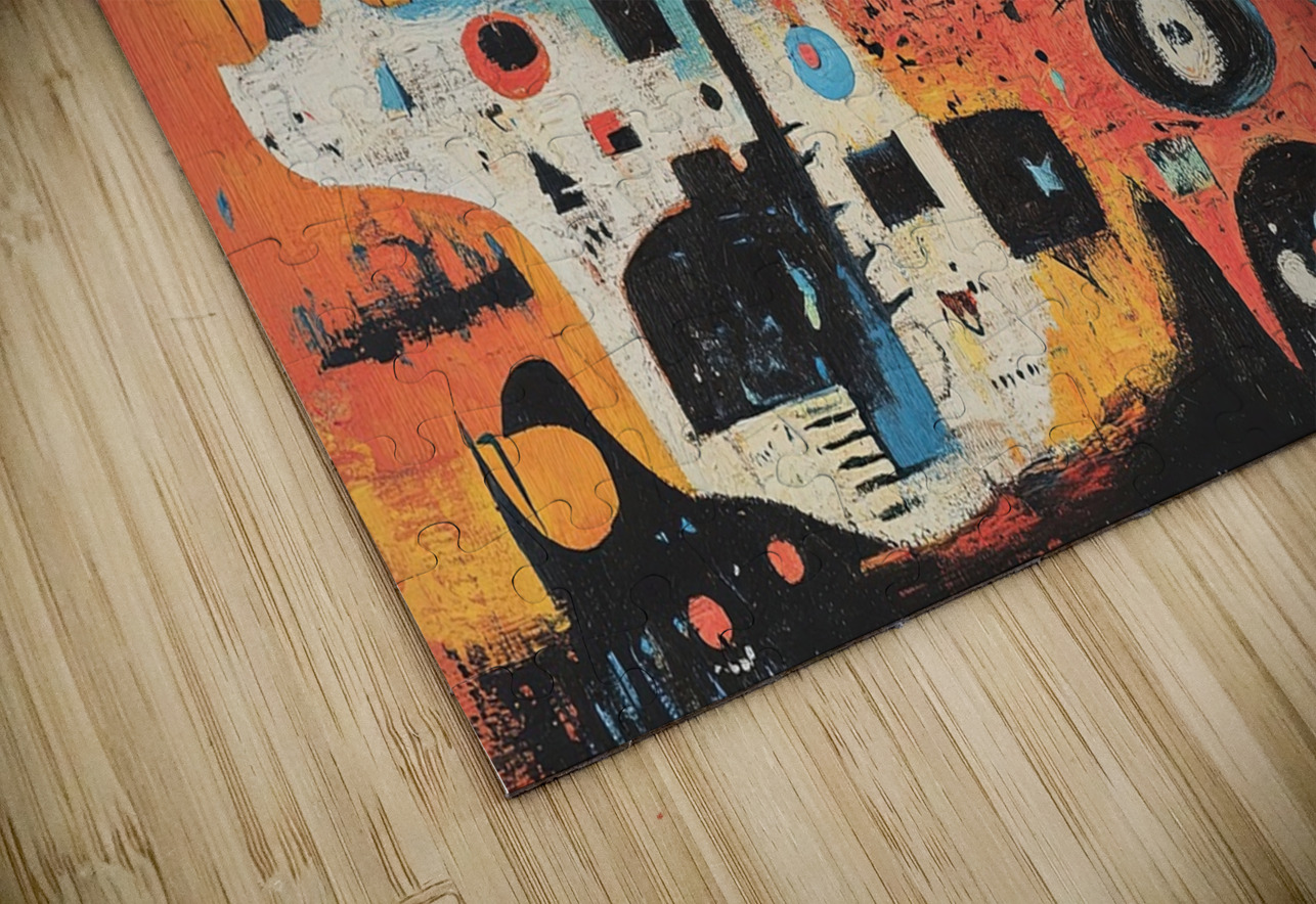 Celestial Dog City 7H3N2P 55 Abstract Rebellion Puzzle