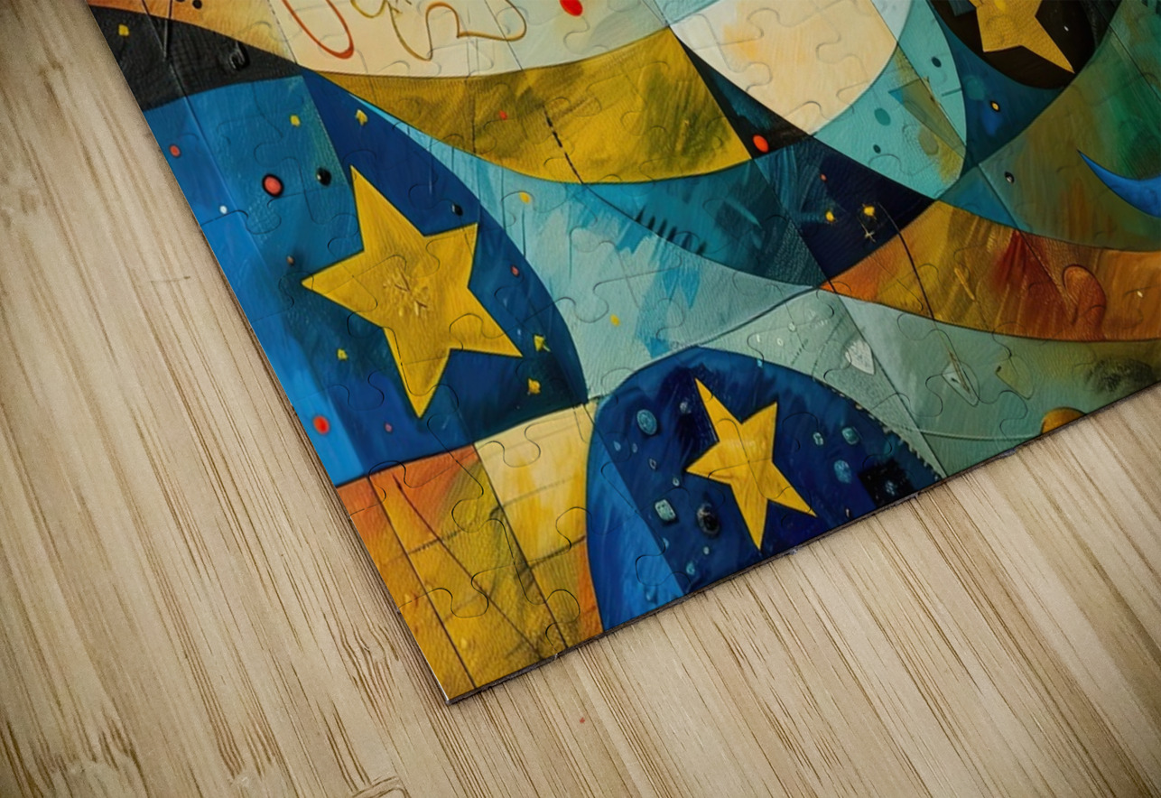 Celestial Dreamscape H9P4N2 55 Abstract Rebellion Puzzle