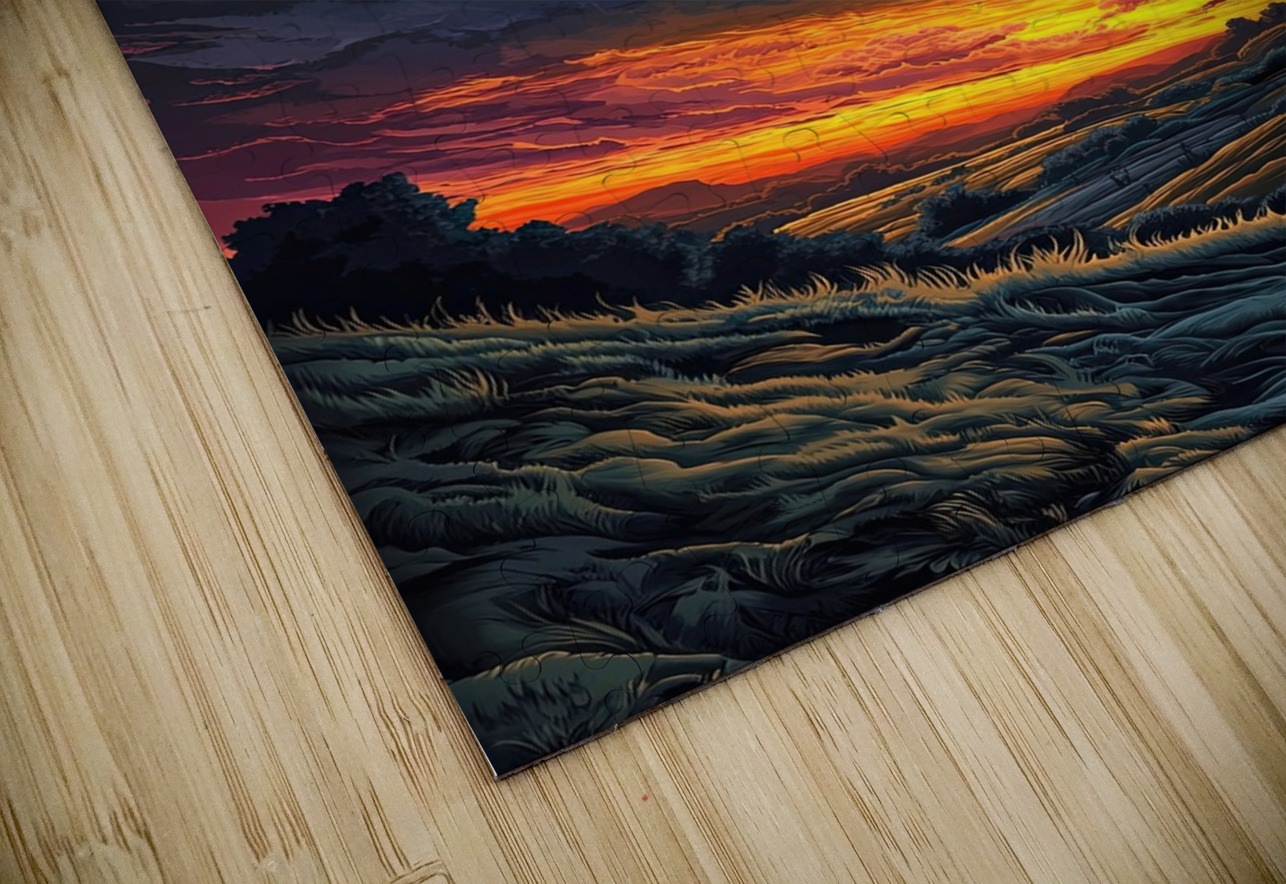 Celestial Sunset Embrace H92D3N 65 Abstract Rebellion Puzzle