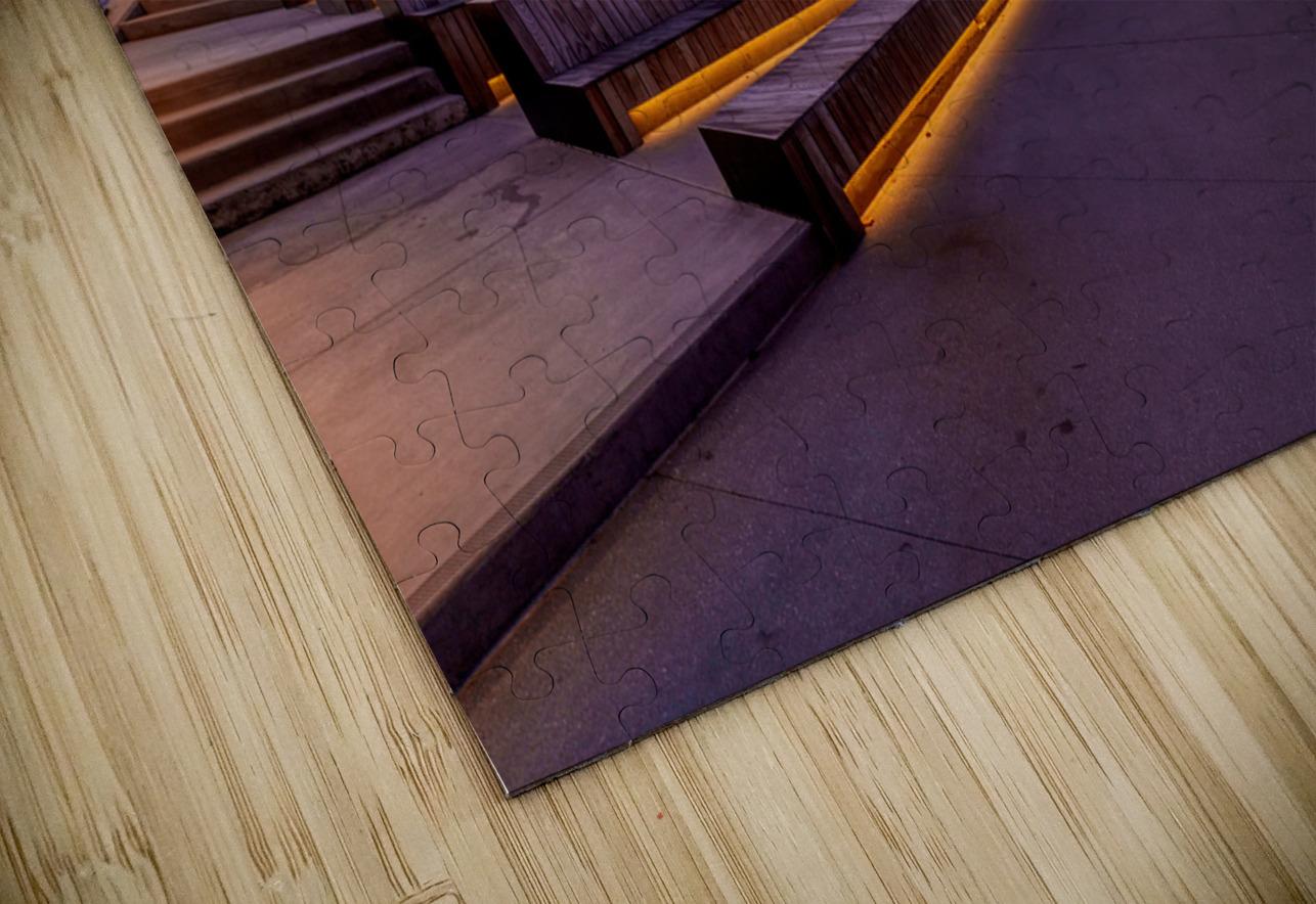 Purple Morning Omaha Riverfront Jennifer White Puzzle