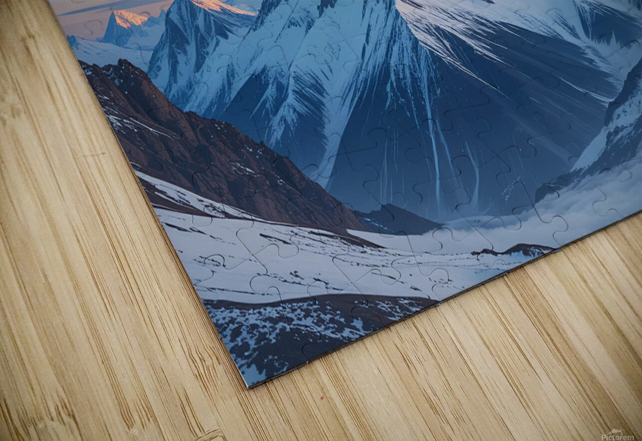 Bright snow sunset NAOUAL HESSOUNI Puzzle