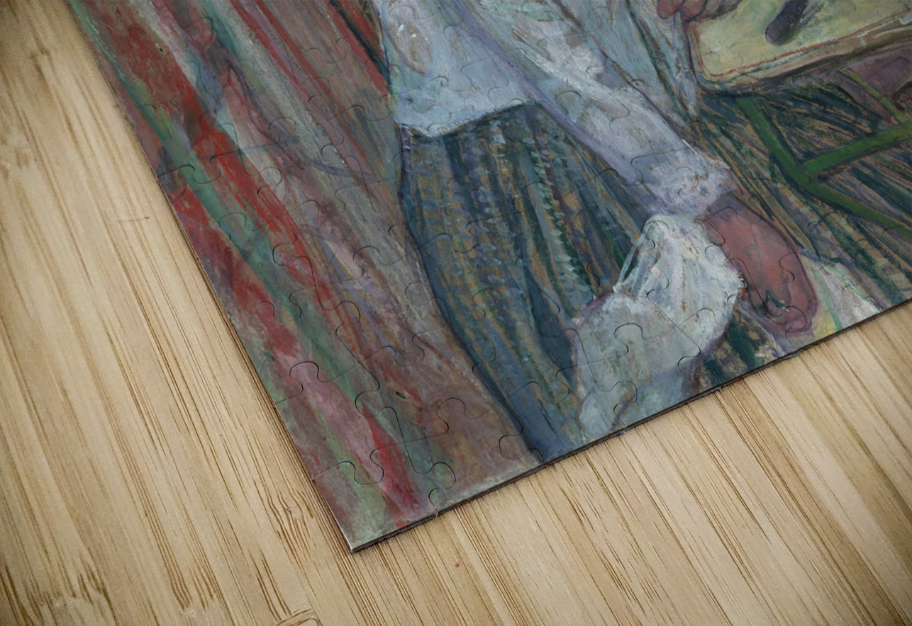 Henri de Toulouse-Lautrec - At the Cafe La Mie Wirla Puzzle