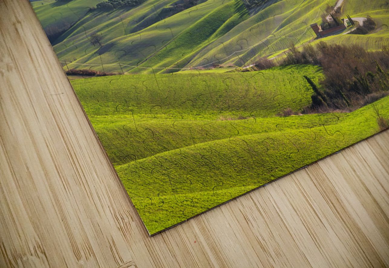 Rural landscape at sunset in the Crete Senesi. Tuscany Italy Stefano Orazzini Puzzle