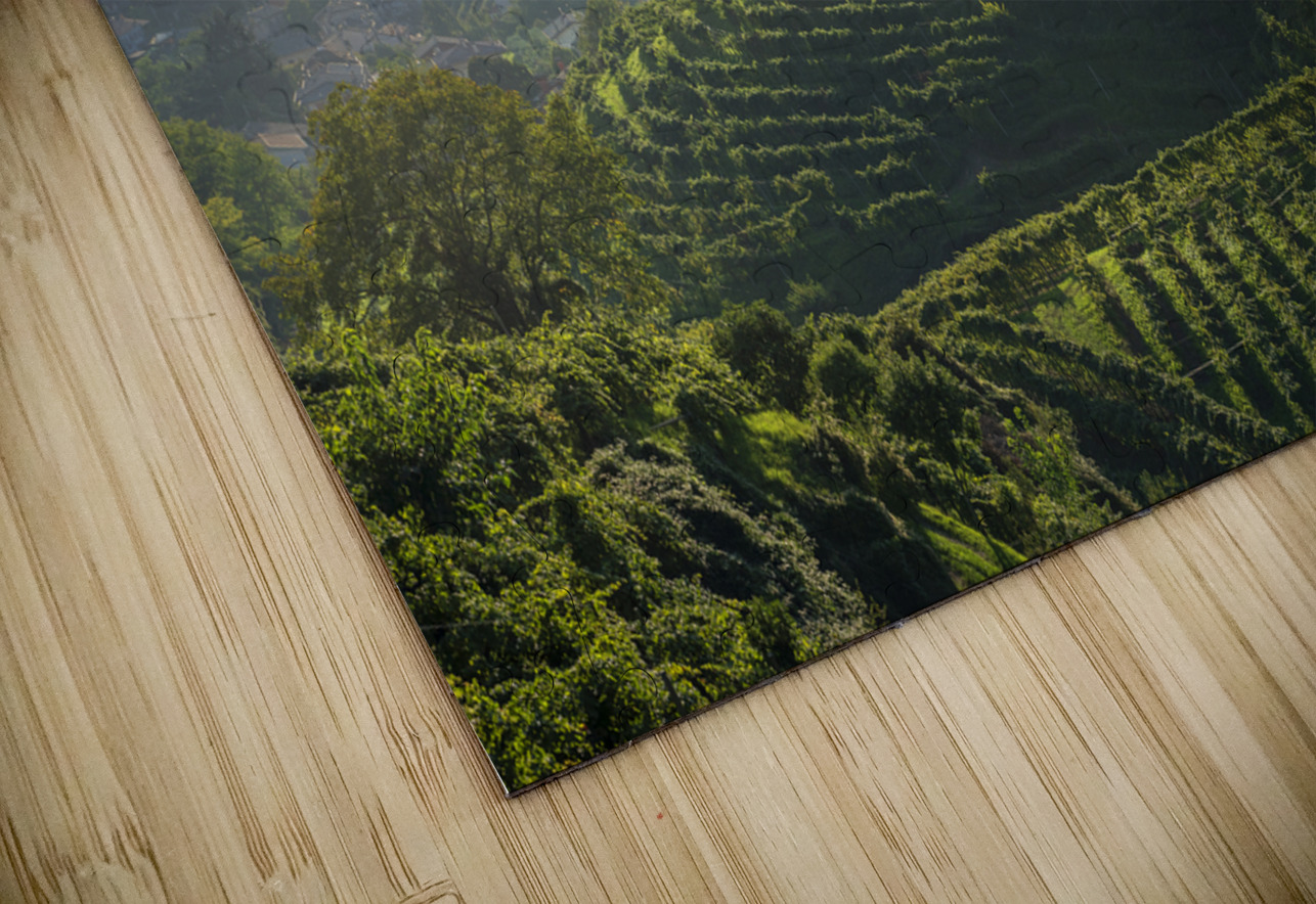 Prosecco Hills vineyards at sunset Stefano Orazzini Puzzle