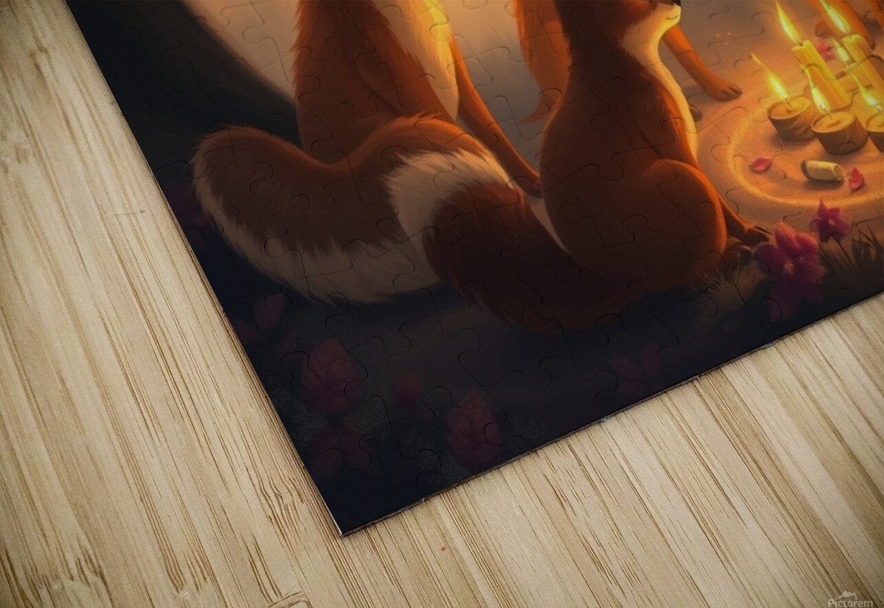 A digital painting depicting a soft dreamy atmosp nor 2020 Puzzle