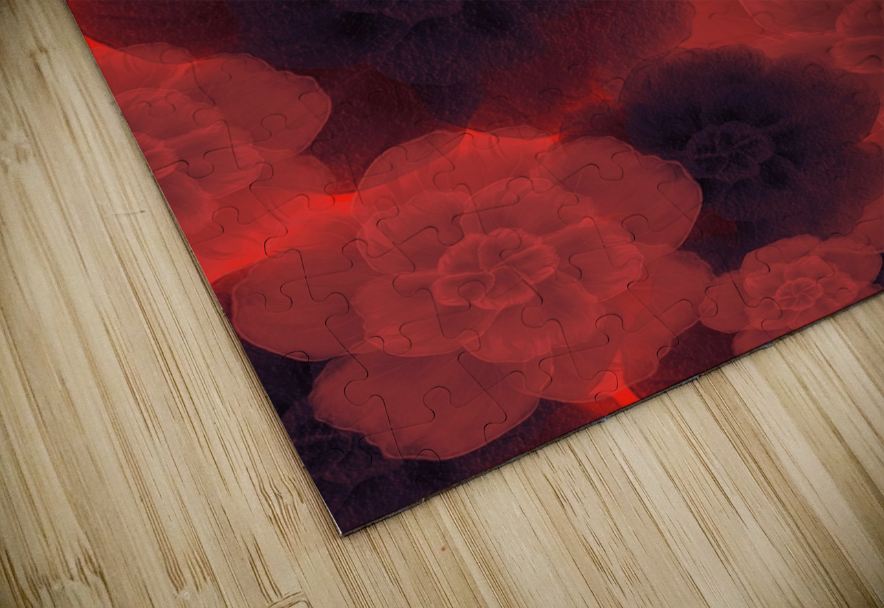 Crimson Bloom Olena Ivanova Puzzle