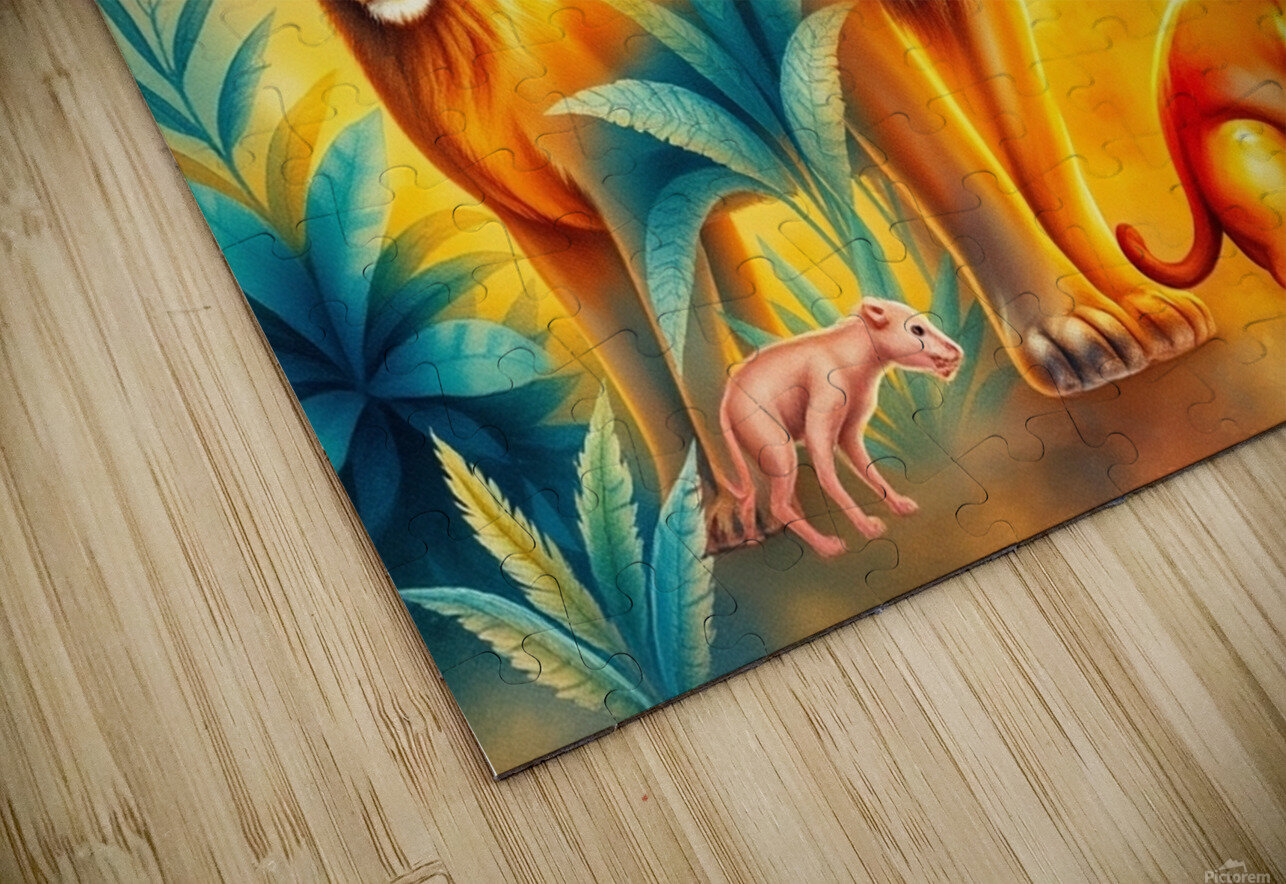 A vibrant watercolor painting depicting a group o nor 2020 Puzzle