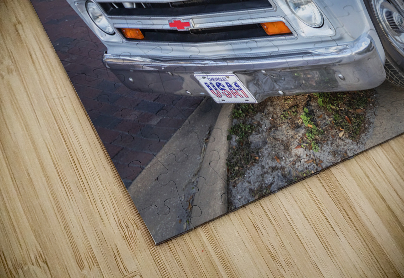 1967 Gray Chevrolet Stepside C10 Stepside Pickup Truck X11 7 Rich Franco Puzzle