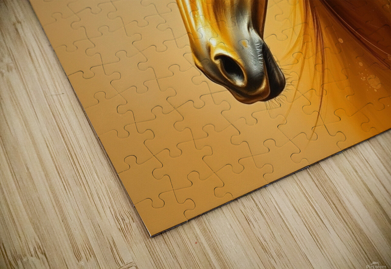 An imaginative artistic painting of a purebred horse nor 2020 Puzzle