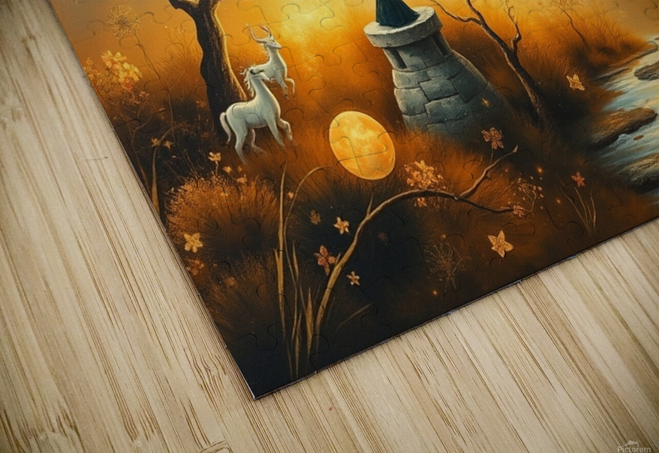 A wall art drawing by an artists imagination nor 2020 Puzzle