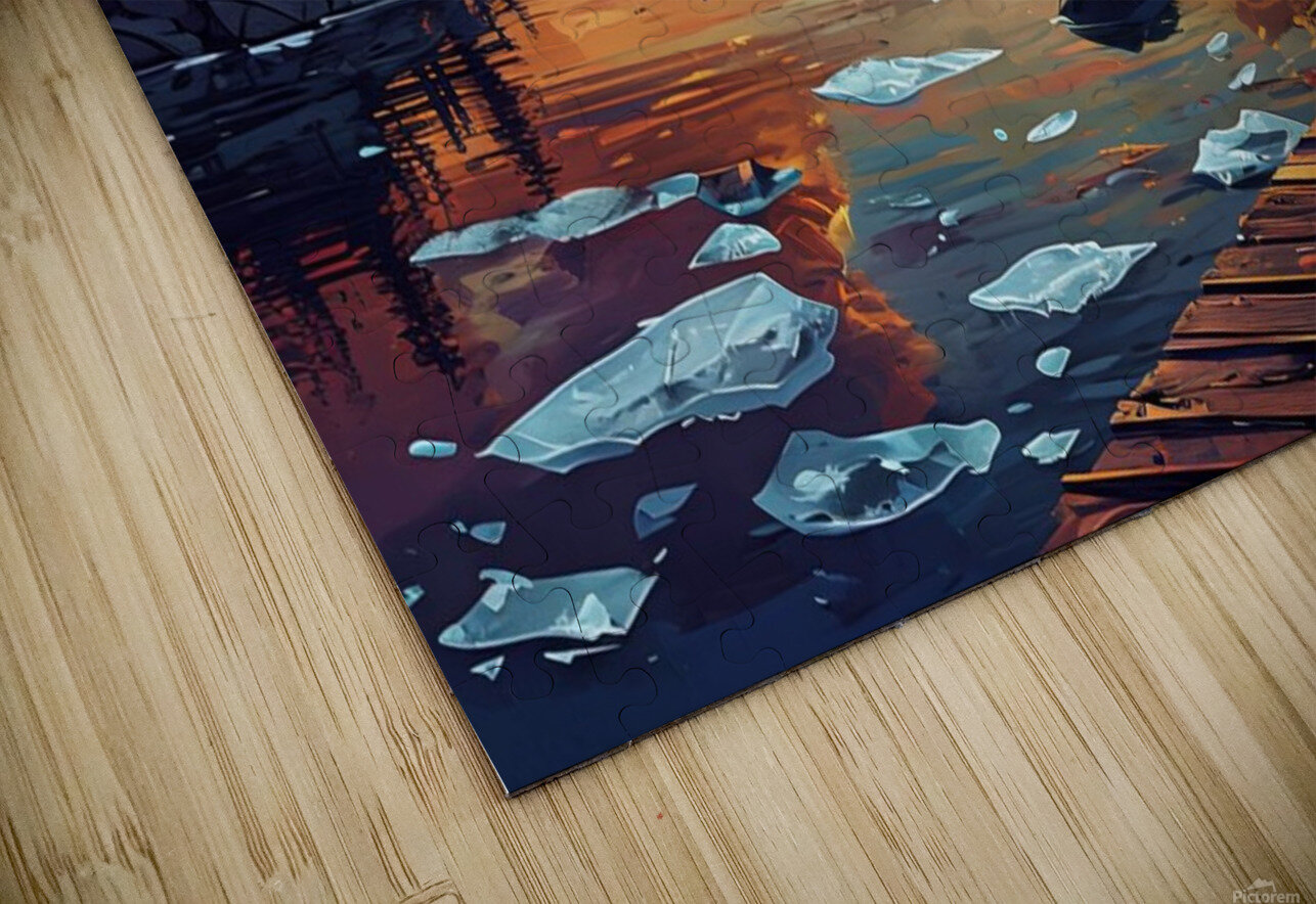 Golden Serenity: A Sunset Escape  Mohammed adam Puzzle