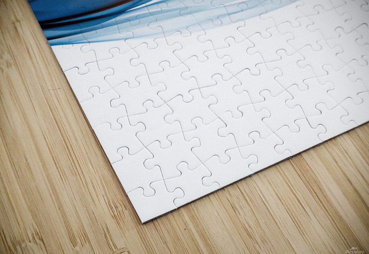 Coloured waves on a white background iRT Puzzle