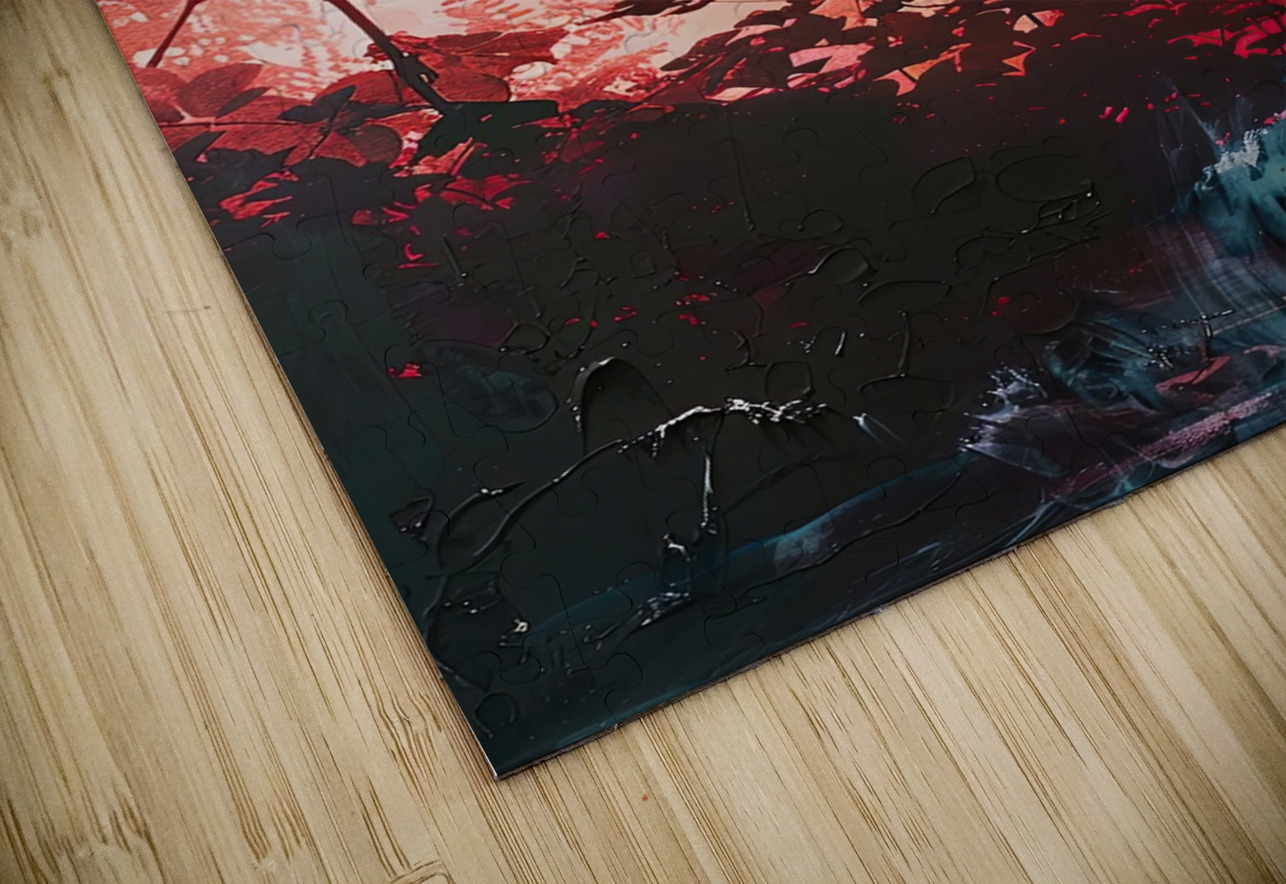 Crimson Canopy 8H29P4 47 Abstract Rebellion Puzzle