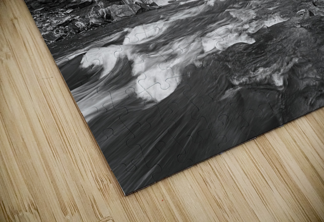 Winter at Twin Falls Andy Crawford Puzzle