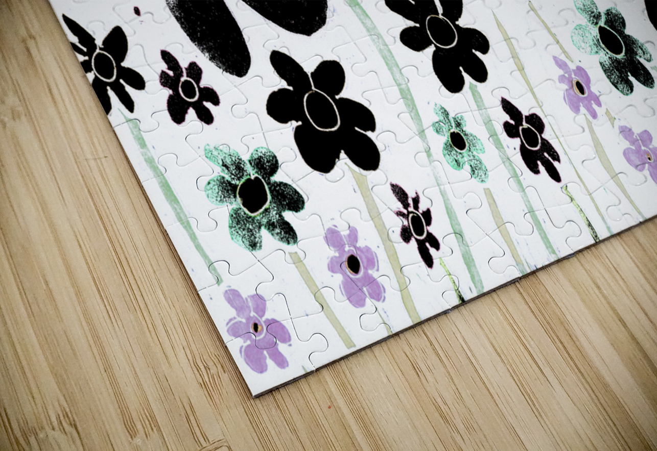 Abstract Whimsical Garden Catriona Roberts Nature Photography and Designs Puzzle