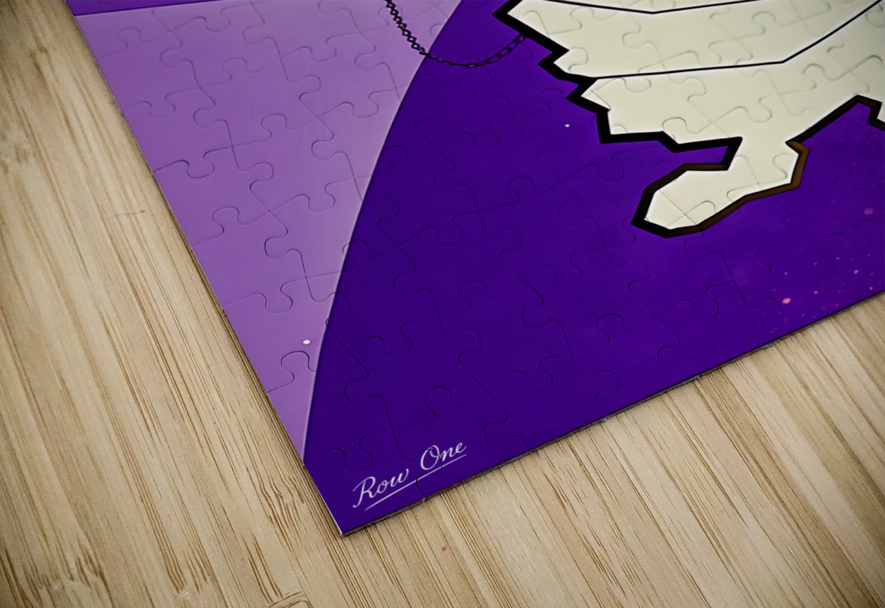 Vintage Abilene Christian College Wildcat Art by Mike Fanning Row One Brand Puzzle