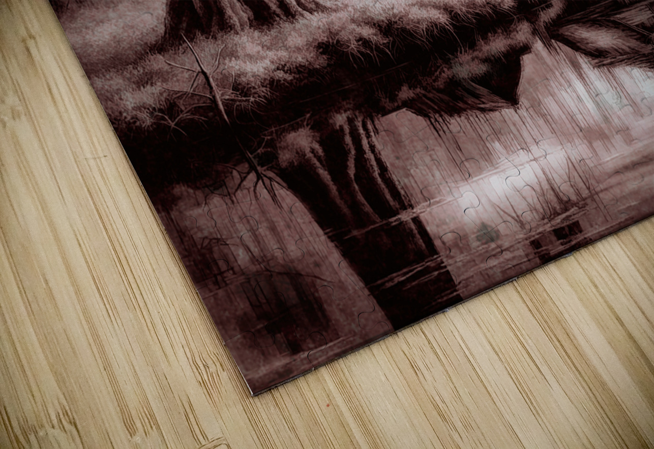 EVIL LIVES HERE.  WIDESCREEN SEPIA  Digicam Puzzle