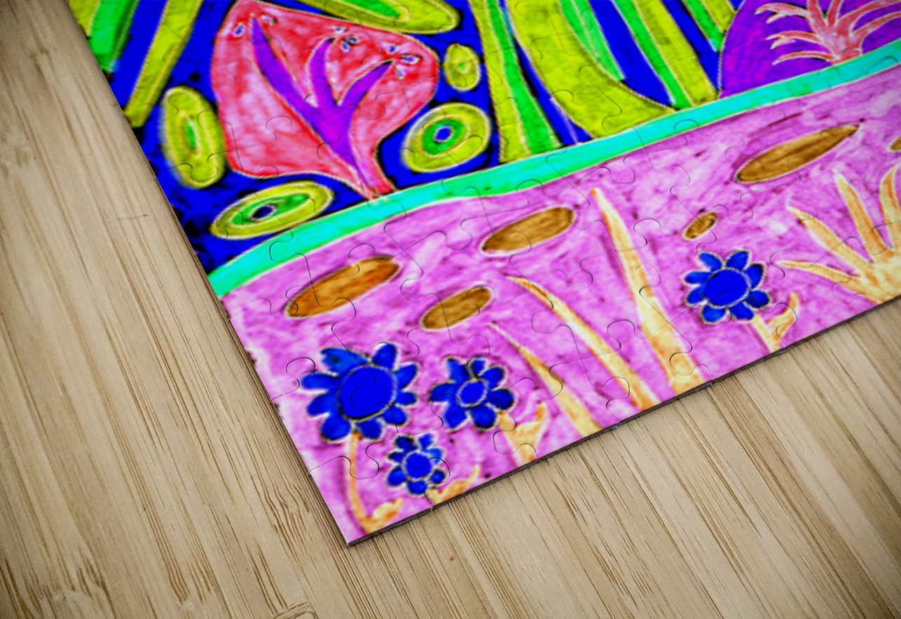 Abstract Vibrant Surreal Nature Catriona Roberts Nature Photography and Designs Puzzle