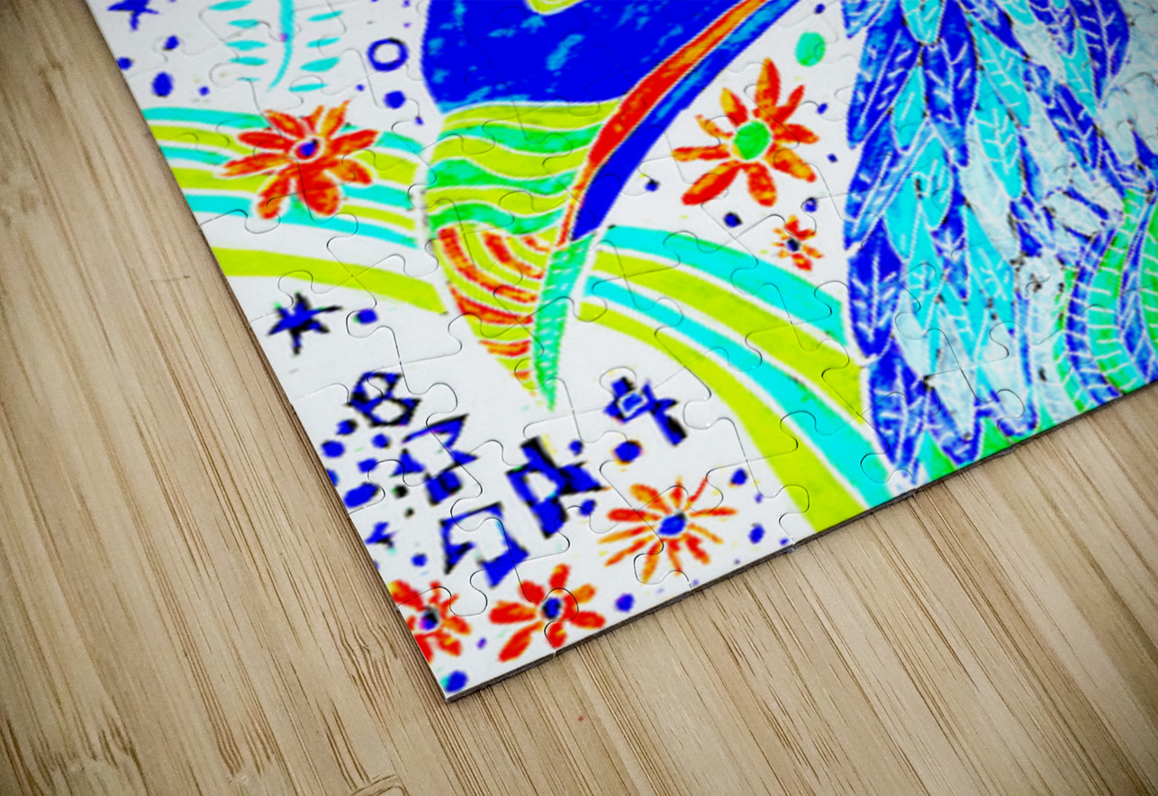 Abstract Pastel Avian Catriona Roberts Nature Photography and Designs Puzzle