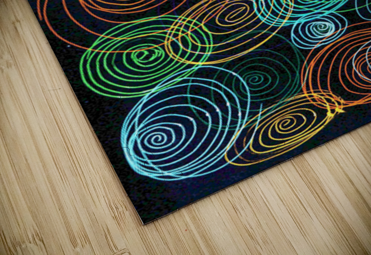 Abstract Colourful Spirals Catriona Roberts Nature Photography and Designs Puzzle