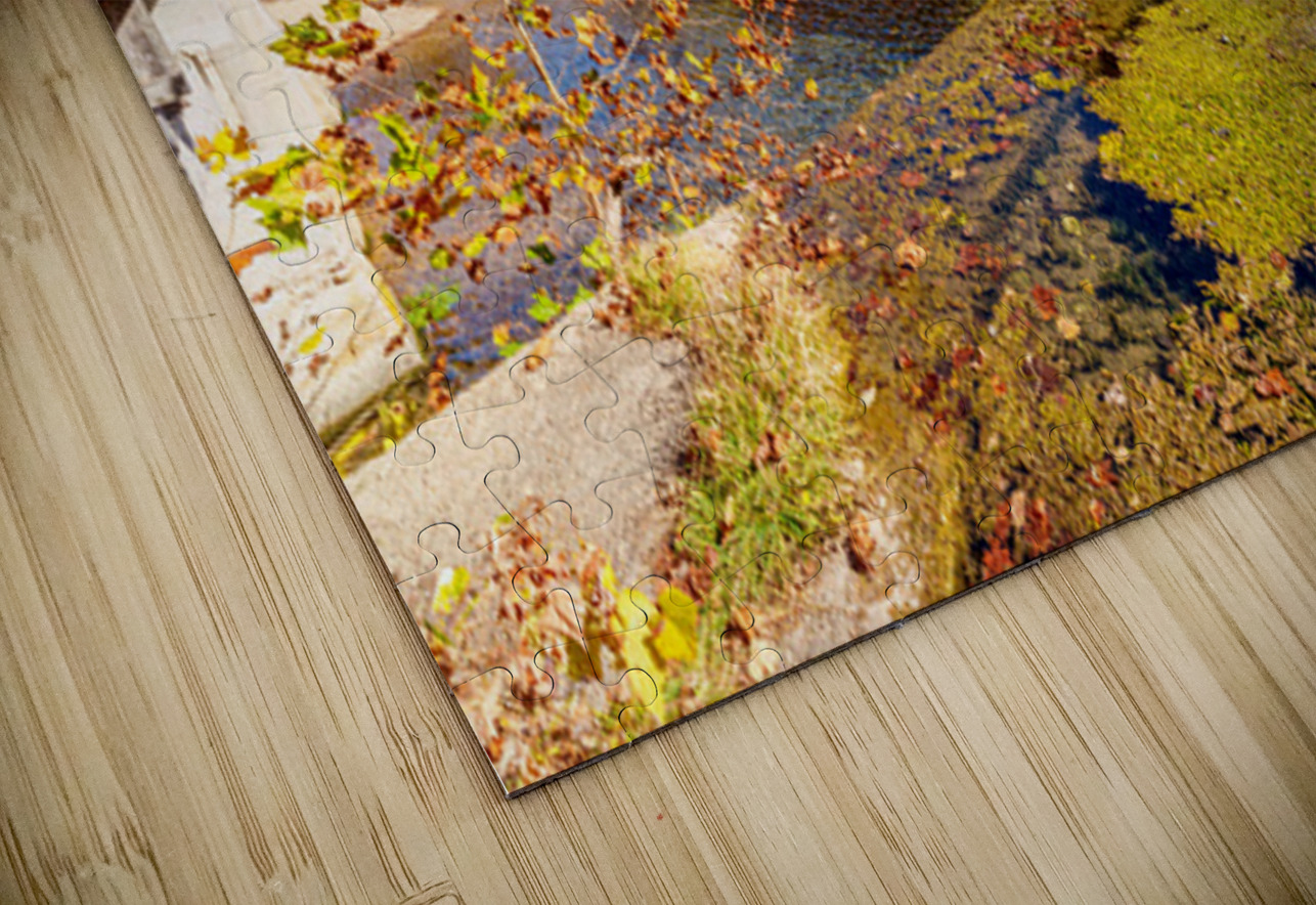Rockbridge Mill Dam View Jennifer White Puzzle