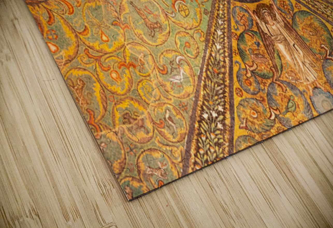 Italy San Vitale Basilica interior decor with mosaic Paolo Modena Puzzle