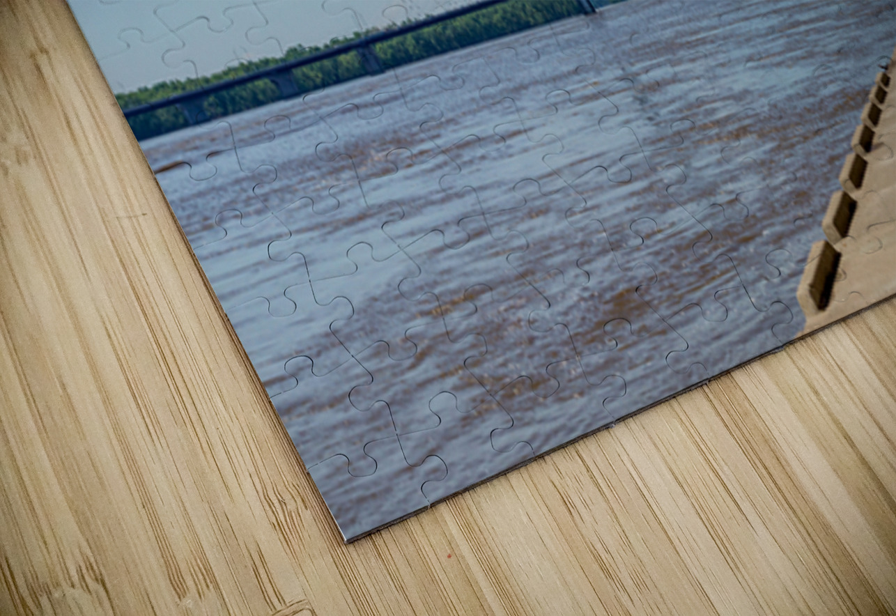 Cape Girardeau Mississippi River View Jennifer White Puzzle