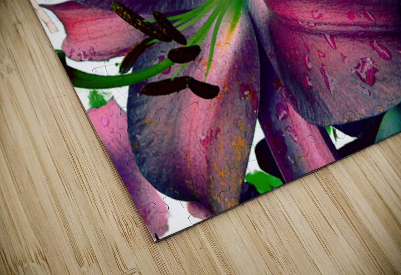 Rich Summer Lily Flowers Catriona Roberts Nature Photography and Designs Puzzle