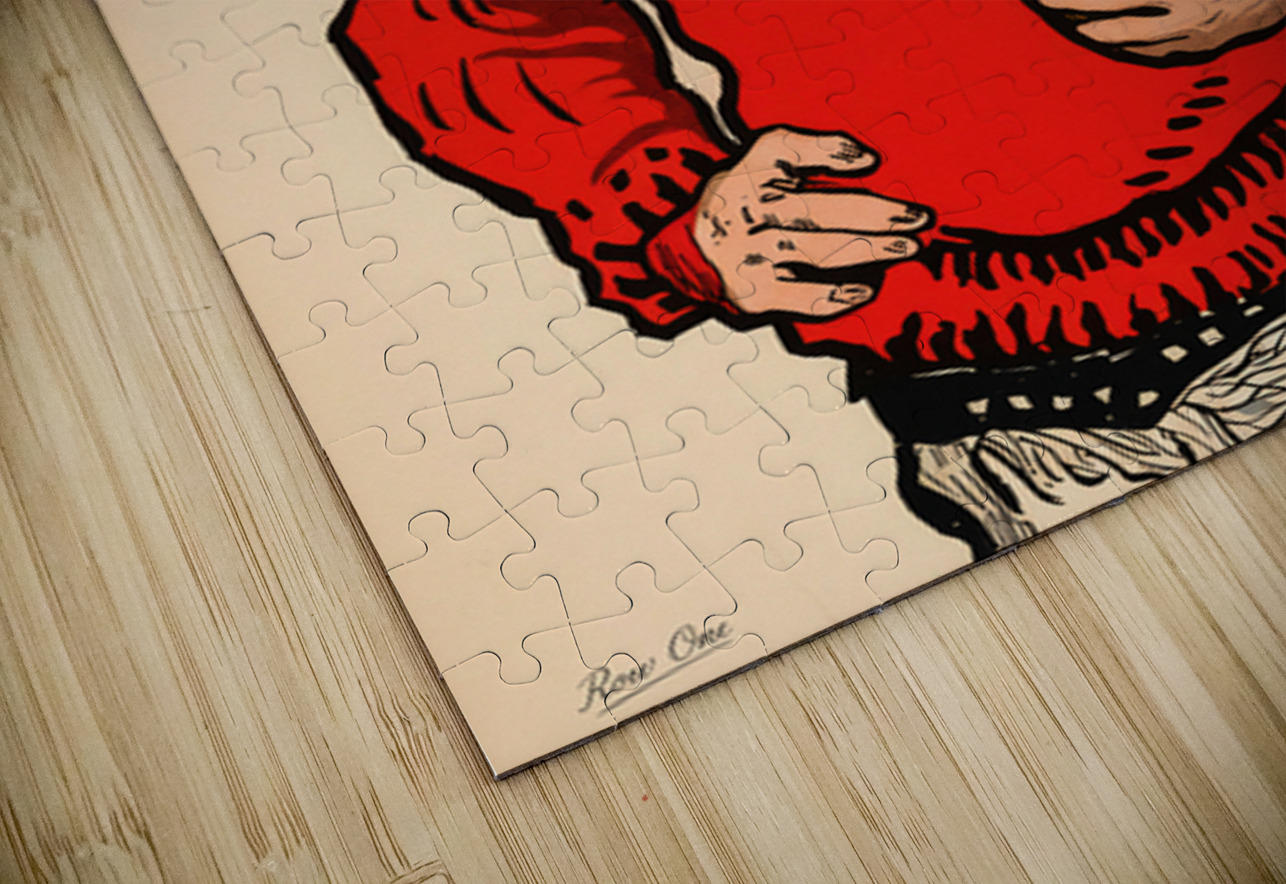 Early 1900s Georgia Bulldogs Player Art Remix Row One Brand Puzzle