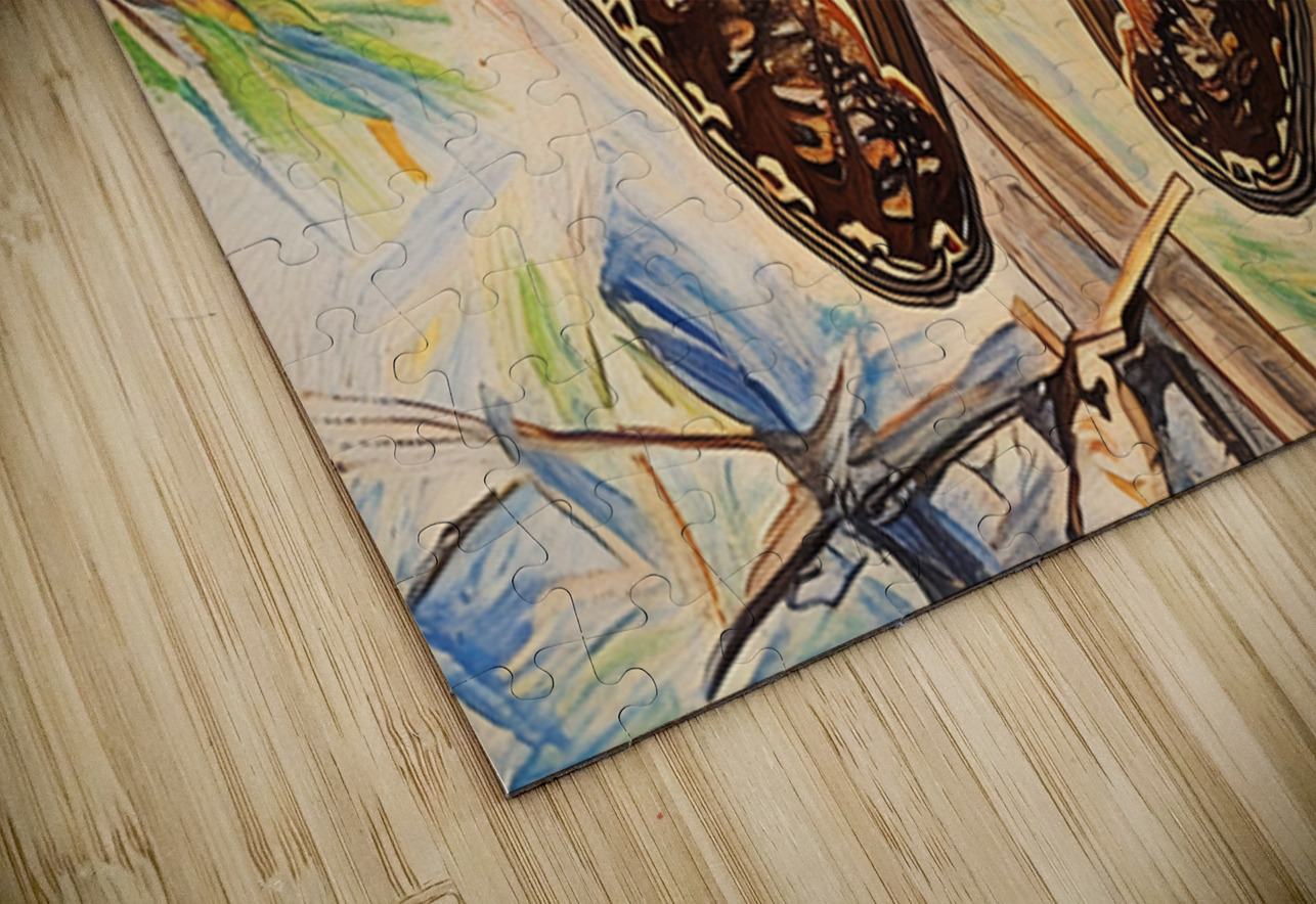 ArtXcl 194 atlas moth photo oil paint style Arte Fino Puzzle