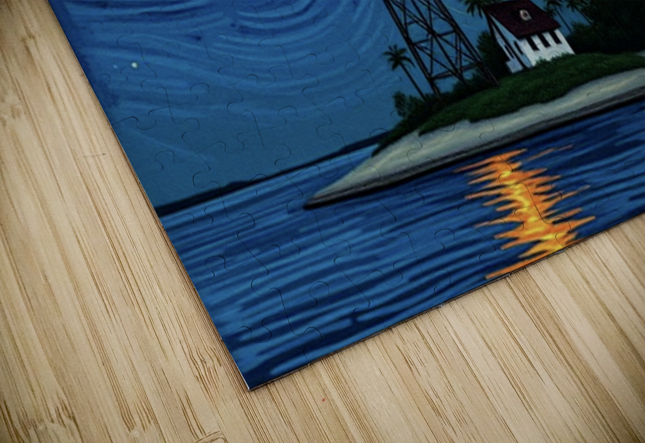 Sanibel Lighthouse Starry Night Oct 29 2025 at 2 22 14 PM Magikheart Puzzle