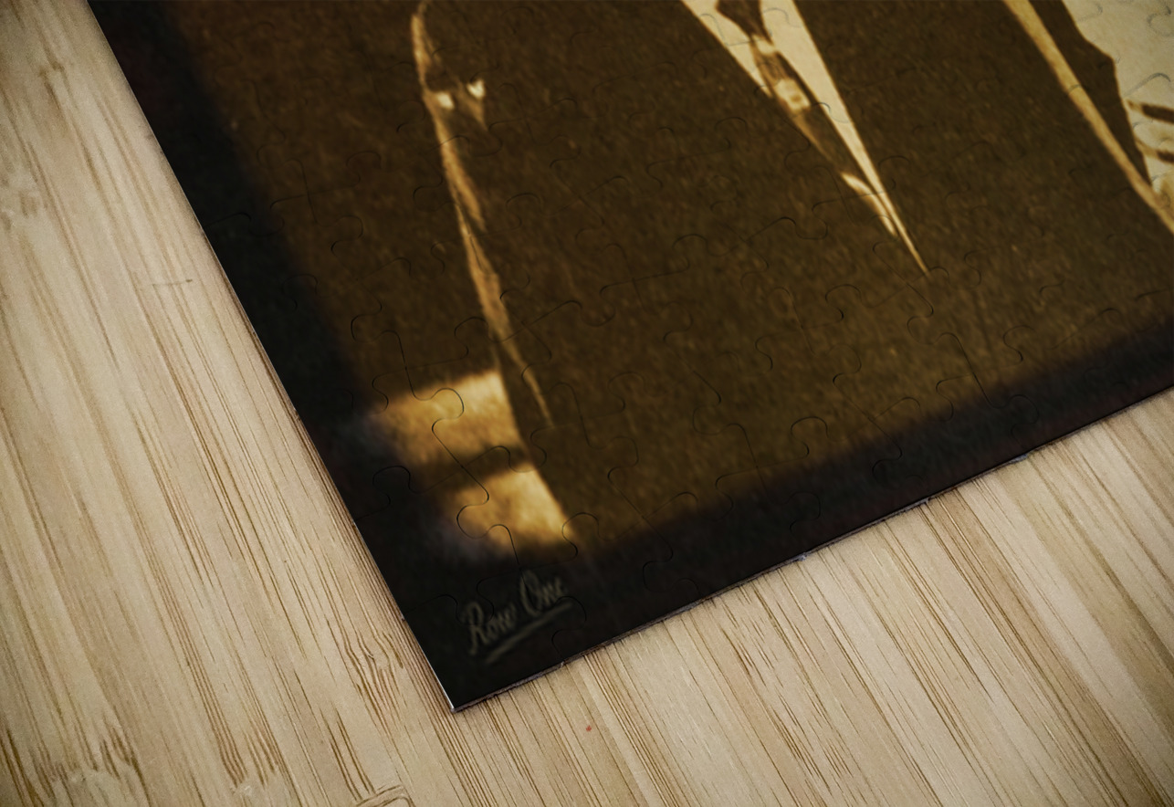 Pistol Pete and Coach Press Maravich Row One Brand Puzzle