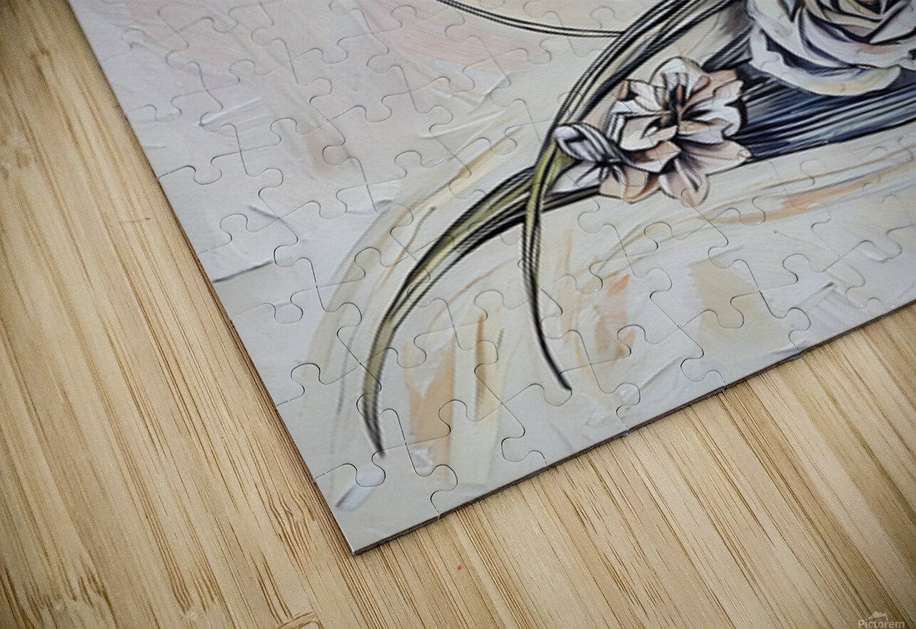 ArtXcl 319 woman face flowers Forgotten Art Puzzle