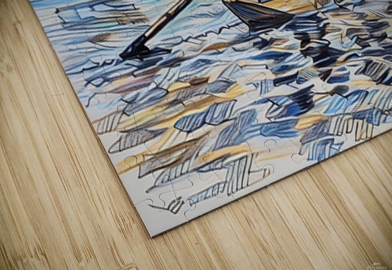 ArtXcl 321 boat lake Forgotten Art Puzzle