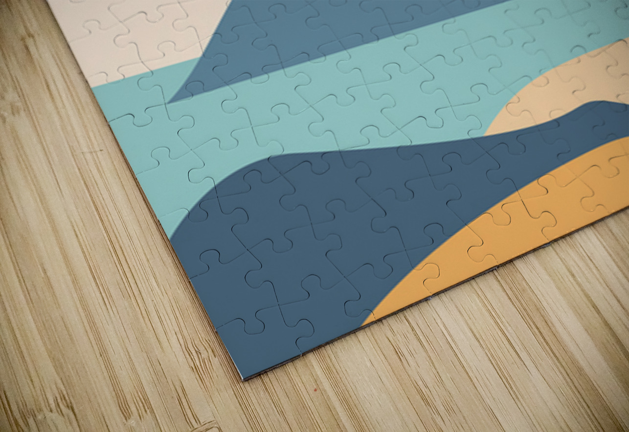 Modern natural abstract landscape. c Towseef Dar Puzzle