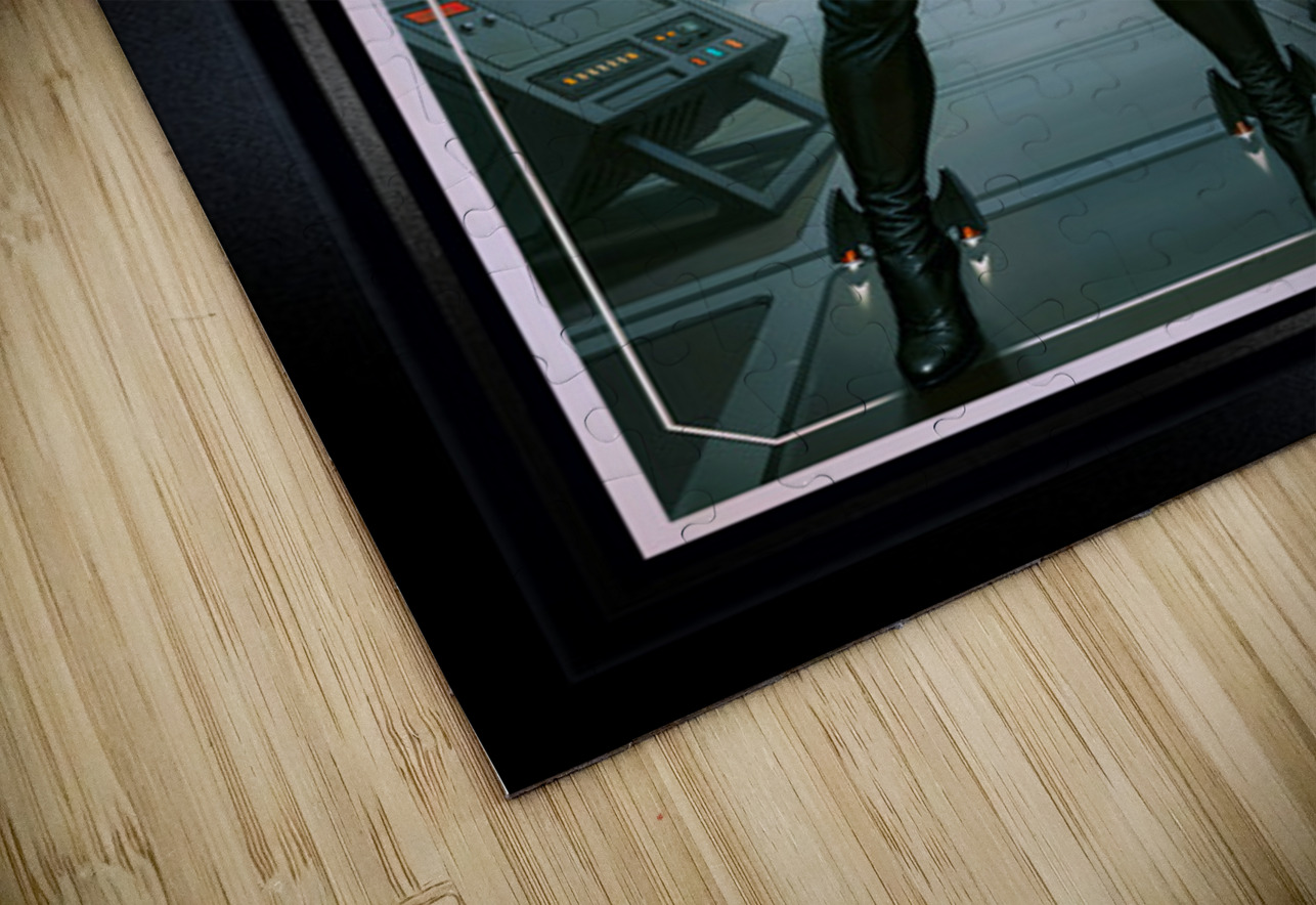 Blast-Off Betty In Cybernetic Leather Attire Striking AI Concept Art by Xzendor7 xzendor7 Puzzle