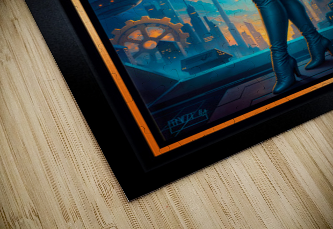 Stralina Livia Retro-Fusion Fantasy Pinup Illustration Captivating AI Concept Art by Xzendor7 xzendor7 Puzzle