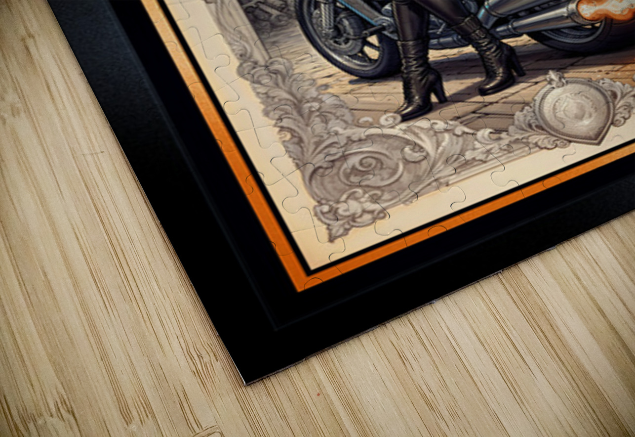 Tsylara Mimor And Her Jithera Cycle Amidst The Sprawling Rovathia Cityscape Gorgeous AI Concept Art by Xzendor7 xzendor7 Puzzle