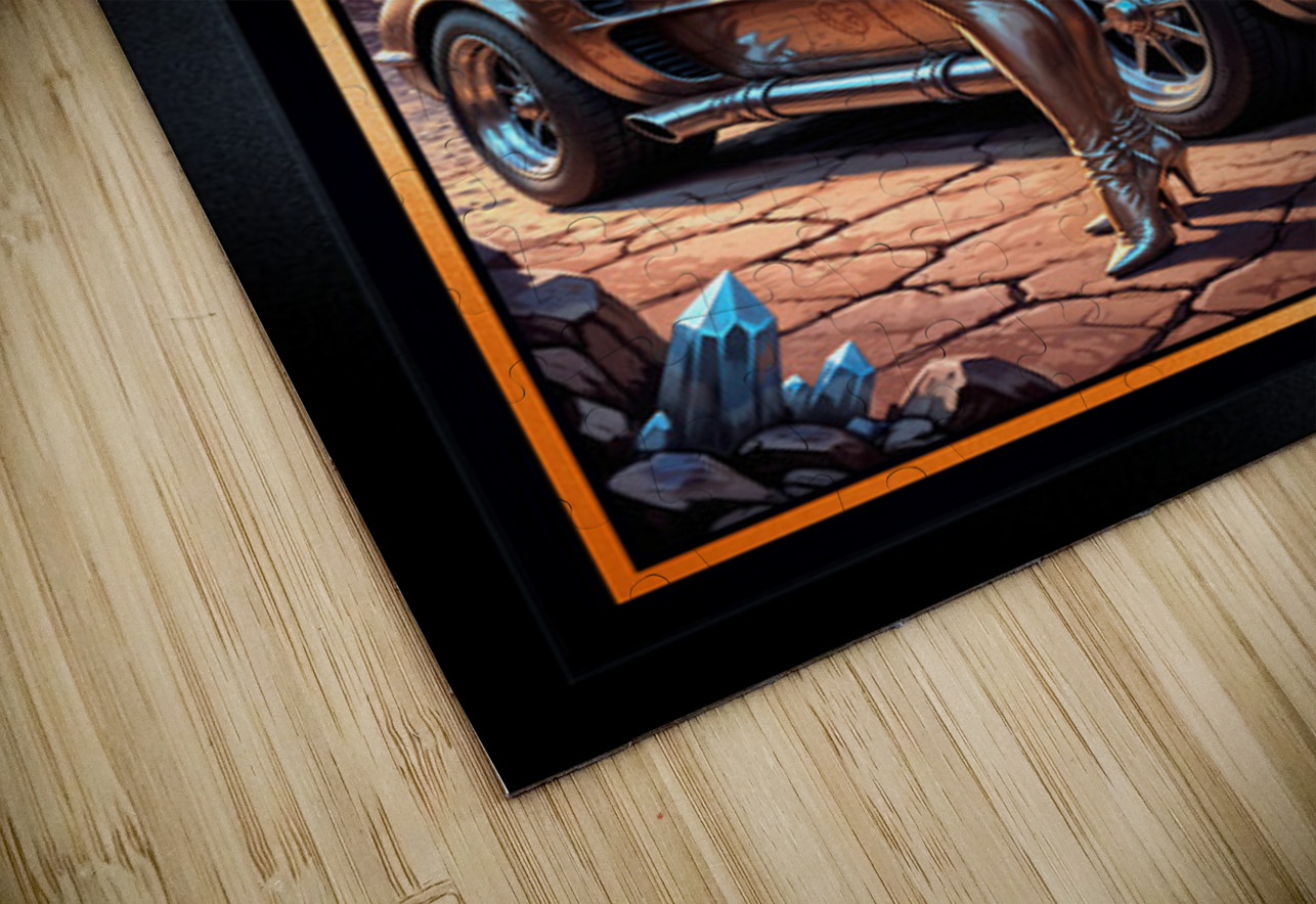 Retro-Futuristic Portrait Of Suralia Valdis By Telivus Cruiser Striking AI Concept Art by Xzendor7 xzendor7 Puzzle