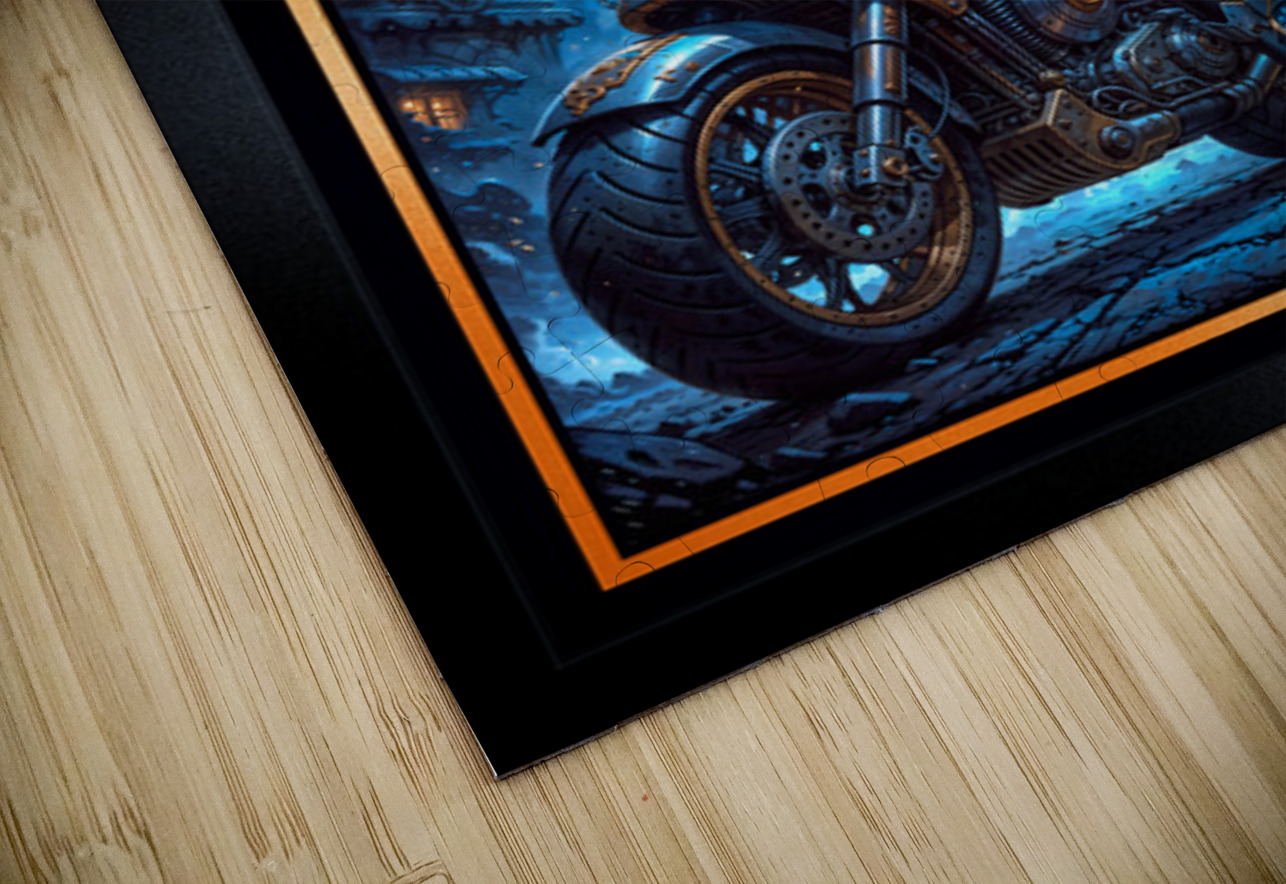 Cyber-Fantasy Portrait Of Lyria Vexis On Her Thunderclad Captivating AI Concept Art by Xzendor7 xzendor7 Puzzle