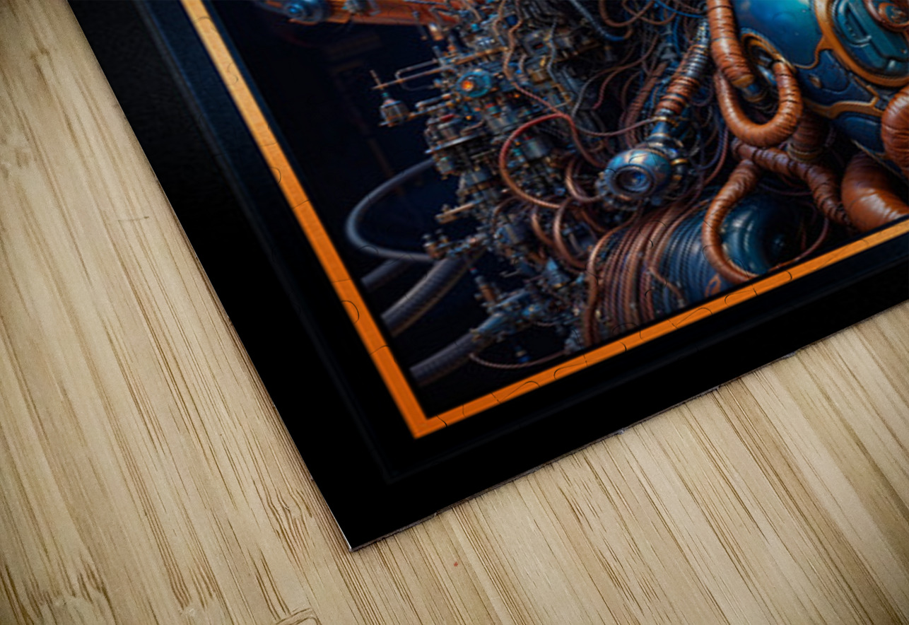 Biomechanical Portrait Of The Living Machine Lyrion Vexian Mesmerzing AI Concept Art by Xzendor7 xzendor7 Puzzle